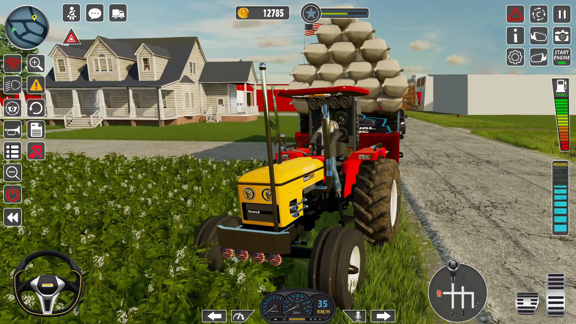 Cuplikan Layar Game Farming Game 3d: Tractor Games