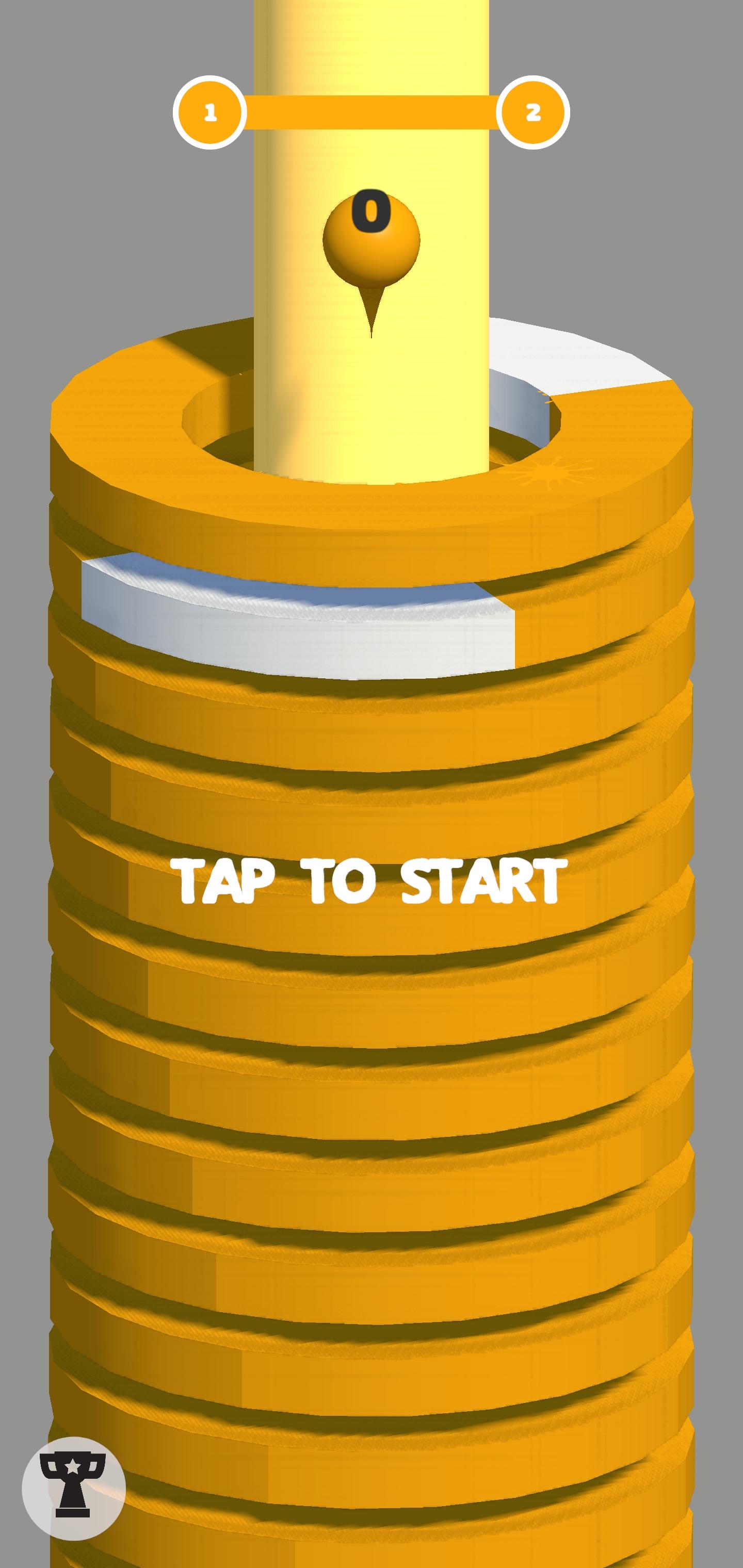 Captura de Tela do Jogo Sky Ball Stack