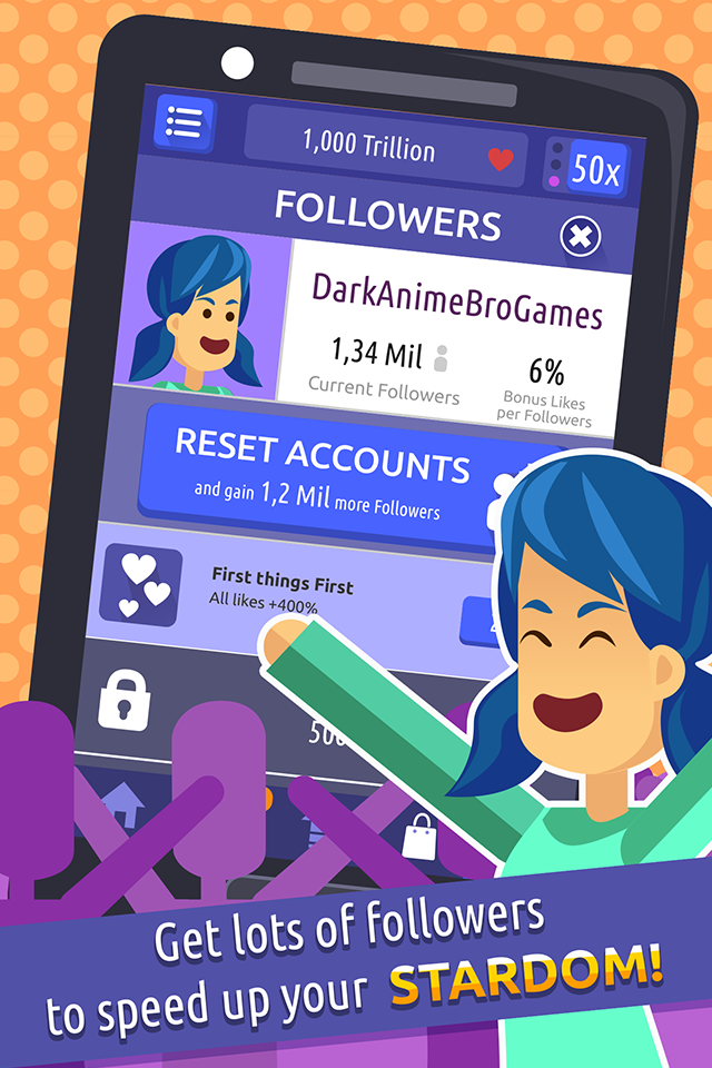 So Social - Trending Influencer Clicker Game Game Screenshot
