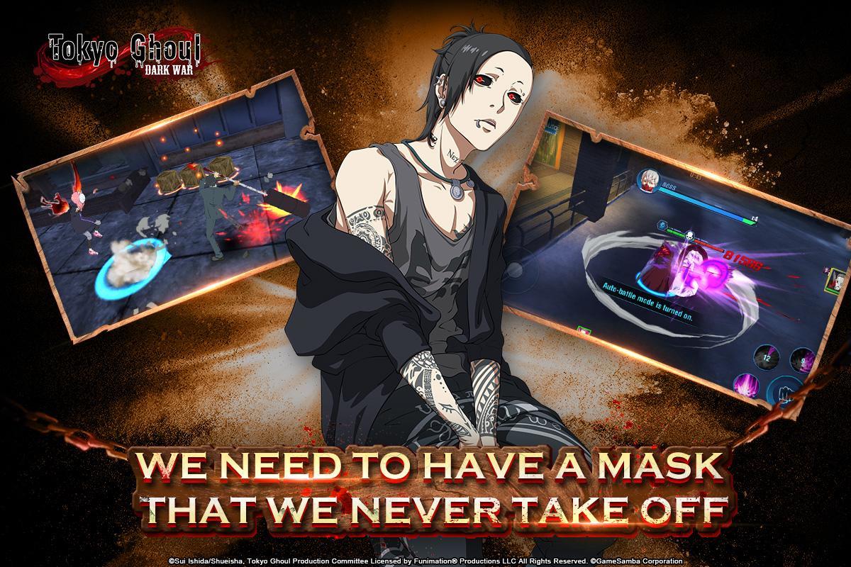 Tokyo Ghoul: Dark War Game Screenshot