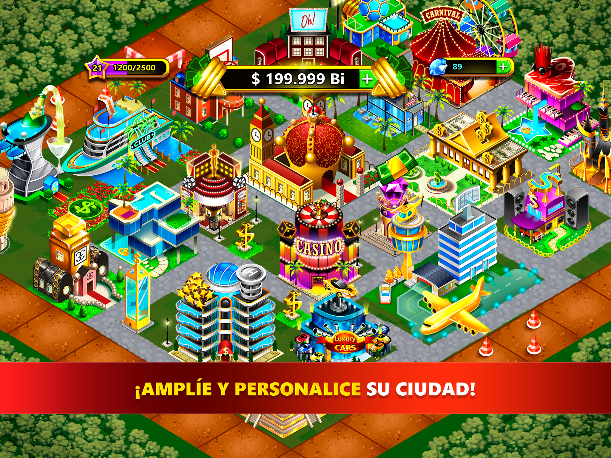 Captura de Pantalla del Juego Fantasy Las Vegas: Build City