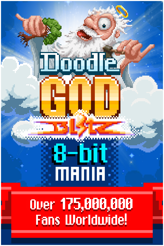 Doodle God: 8-bit Mania Blitz Game Screenshot