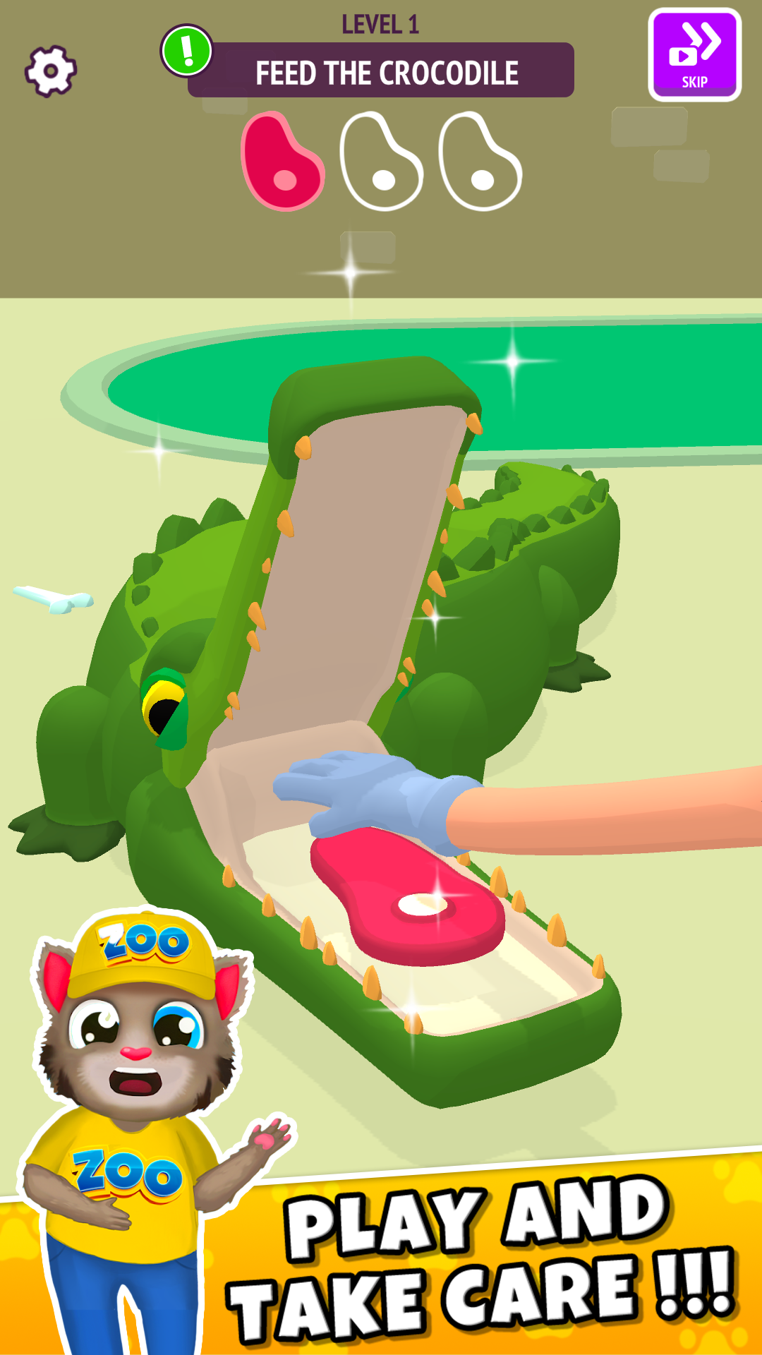 Wild Zoo - Animal Care Game Screenshot