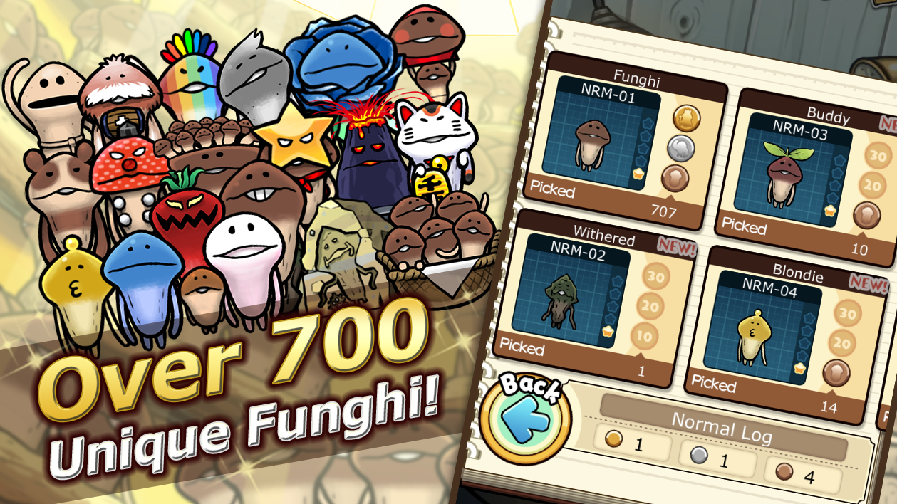 Скриншот игры Idle Mushroom Garden Deluxe