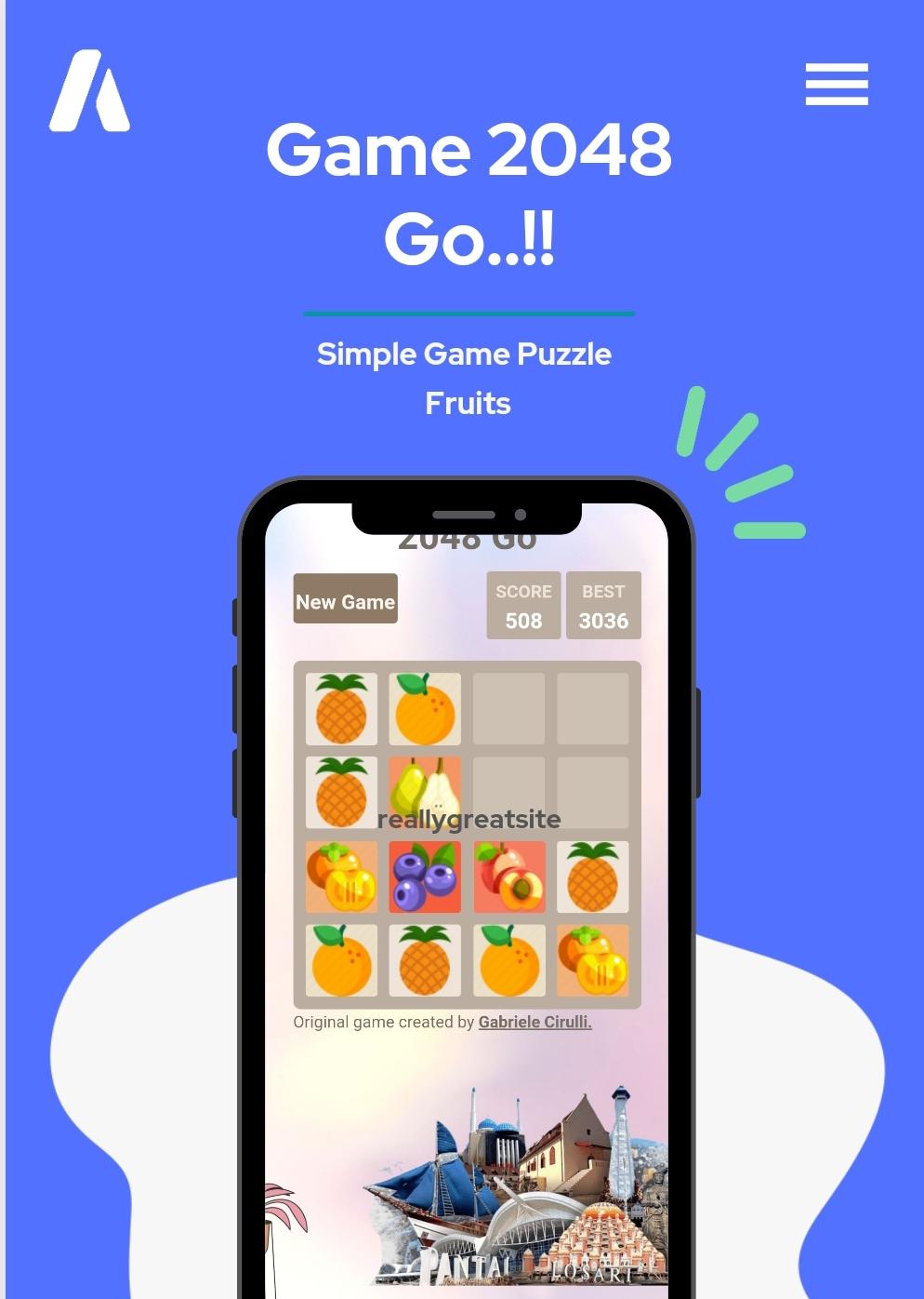 2048 Go Game Screenshot