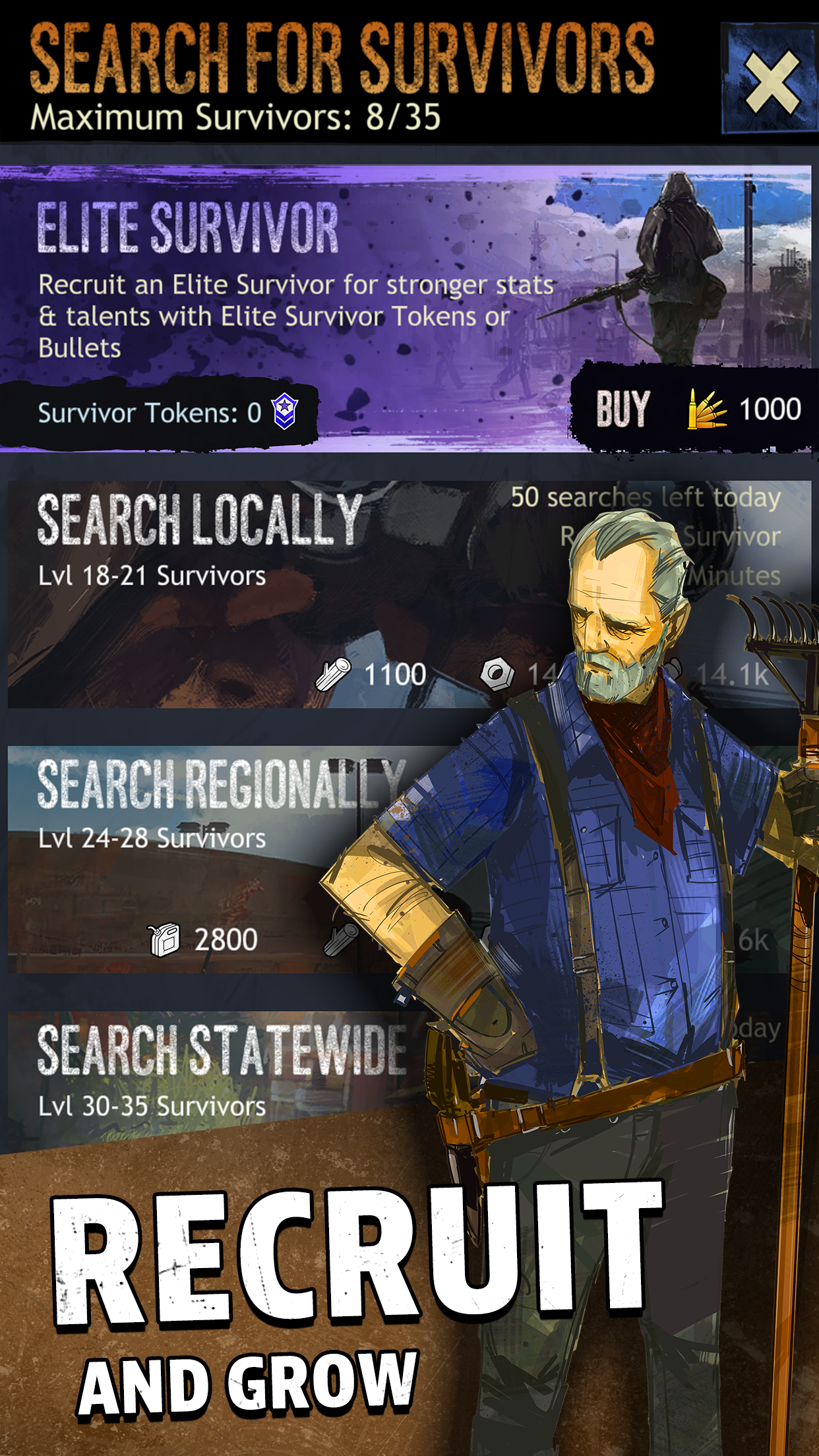 The Walking Dead: March To War Game Screenshot