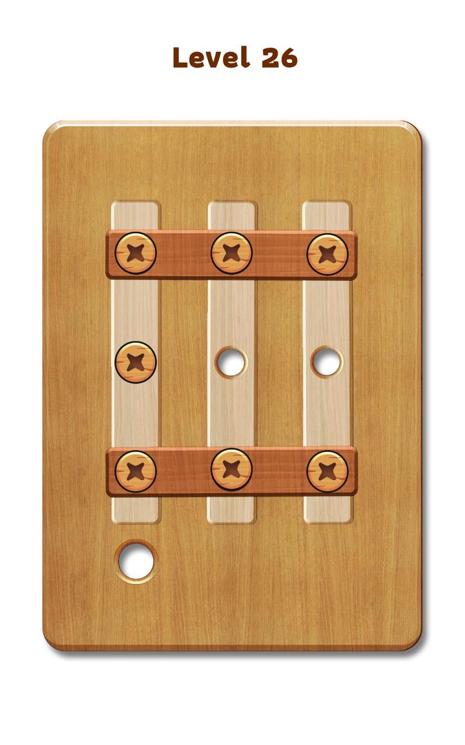 Nuts Bolts Wood Puzzle Games screenshot game