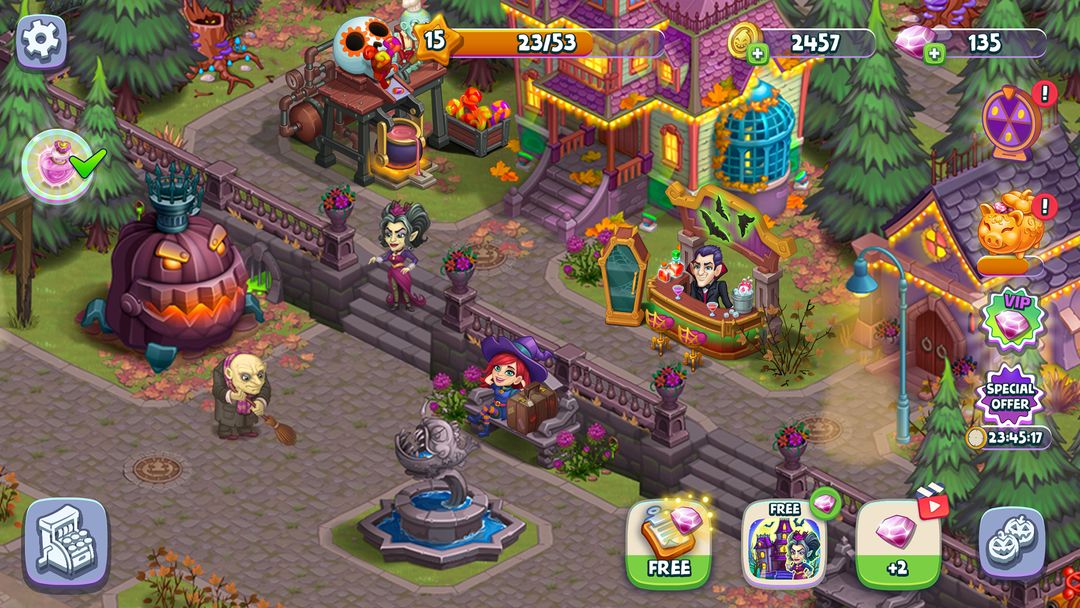 Halloween Farm: Monster Family screenshot game