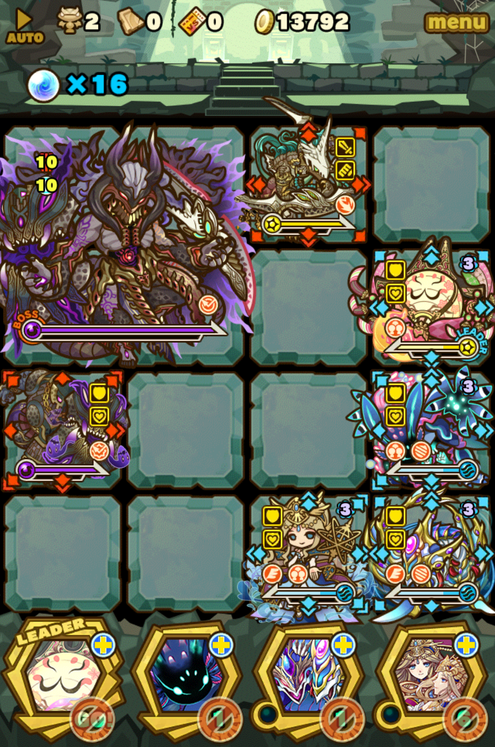 Скриншот игры サモンズボード