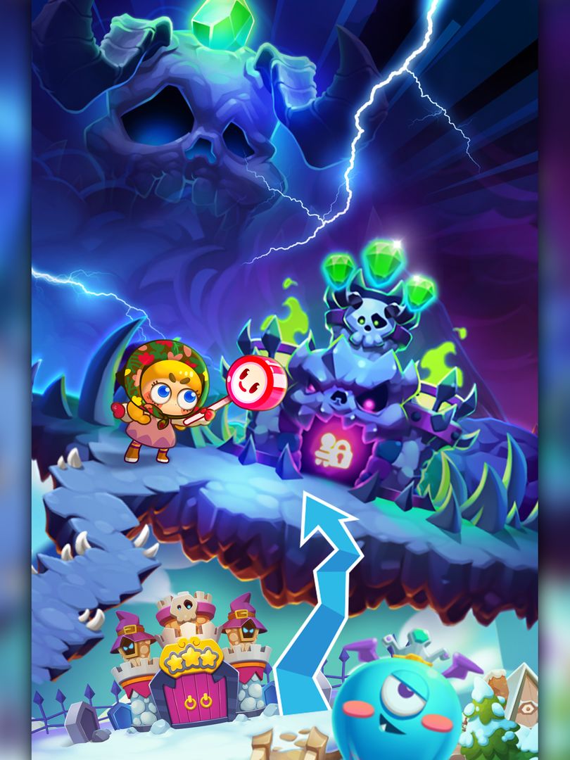 Screenshot of Monster Busters: Ice Slide