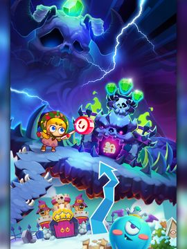 Monster Busters: Ice Slide Game Screenshot