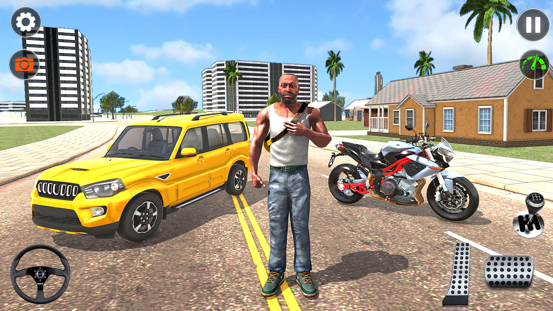 Captura de Tela do Jogo Scorpio Game- Indian Car Games