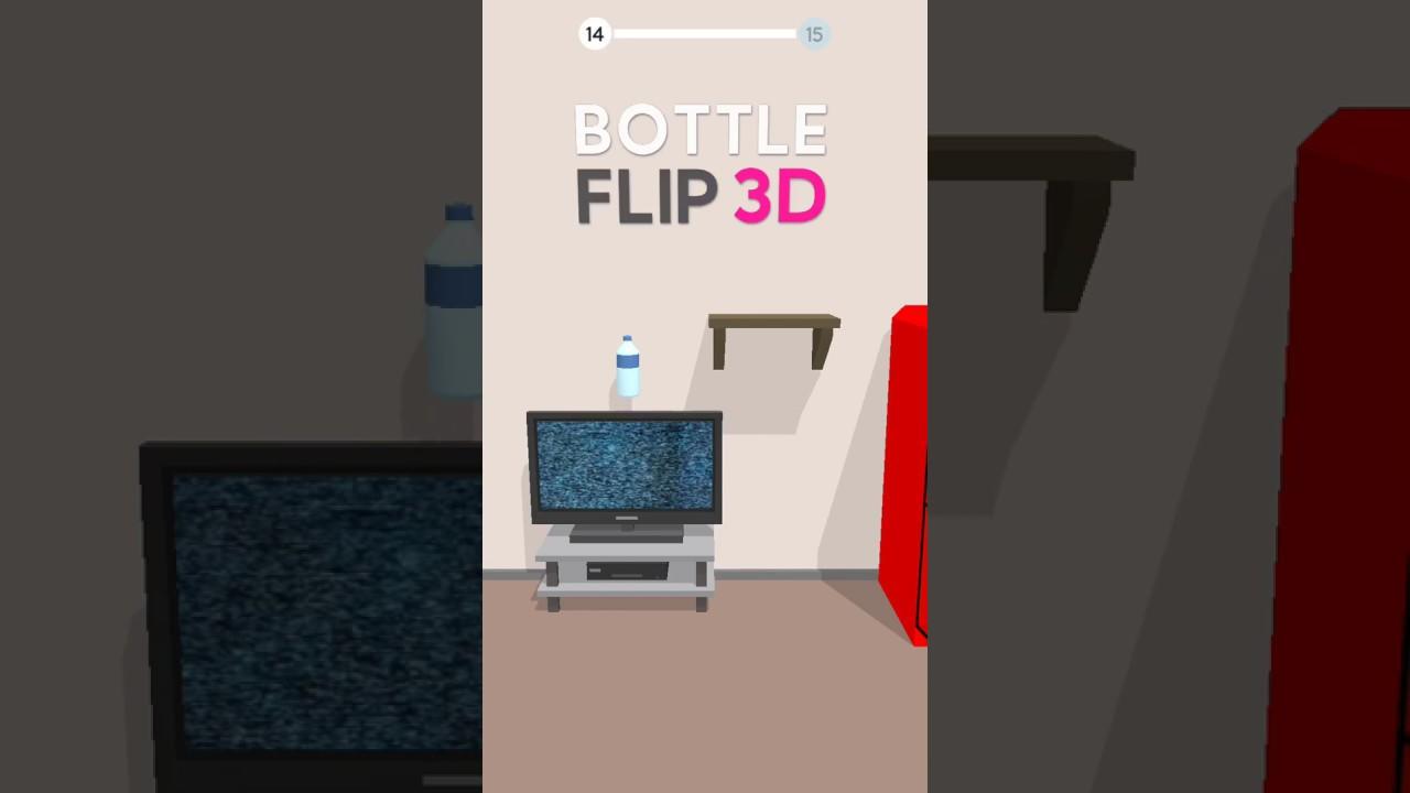  ภาพหน้าจอของวิดีโอ Bottle Flip 3D — Tap & Jump!