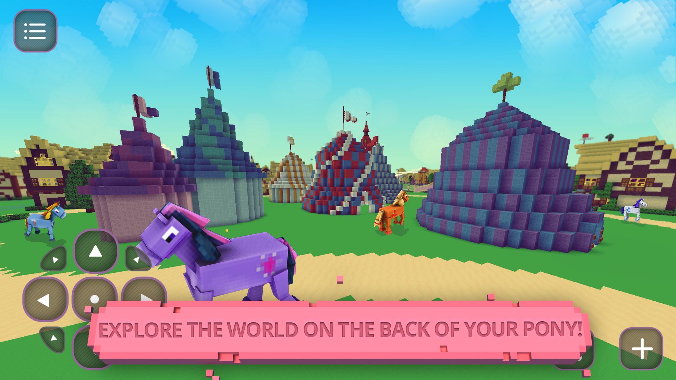 Pony Girls Craft: Exploration Game Screenshot