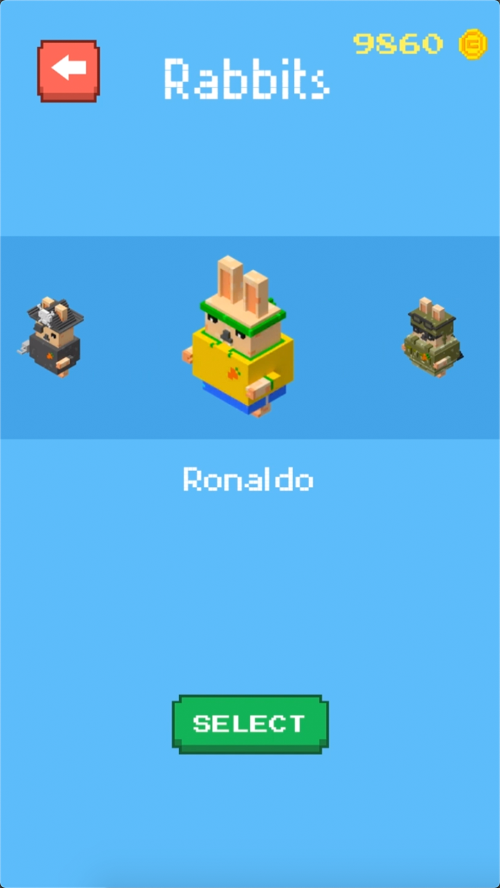 Rabbit Jumping Game Screenshot