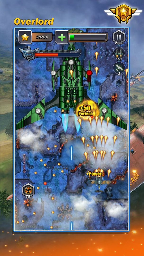 Galaxy Raiden Fighter - Squadr screenshot game