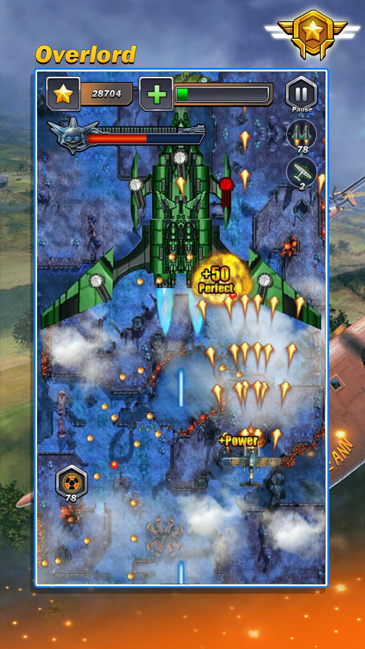 Galaxy Raiden Fighter - Squadr Game Screenshot
