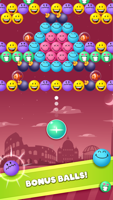 SmileyWorld Bubble Shooter Game Screenshot