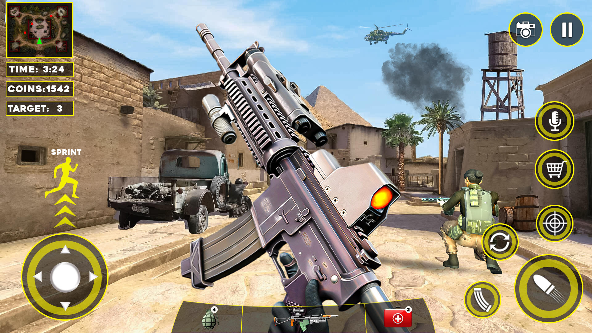 FPS Gun Games: Shooting Strike 게임 스크린샷