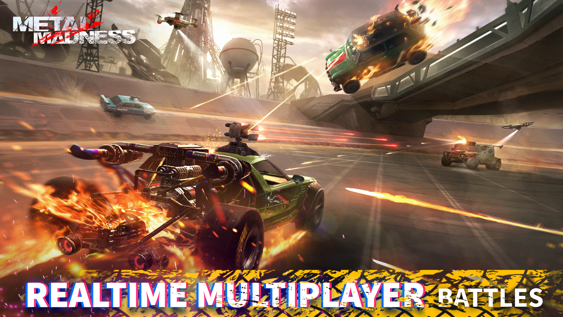 METAL MADNESS PvP: Car Shooter Game Screenshot
