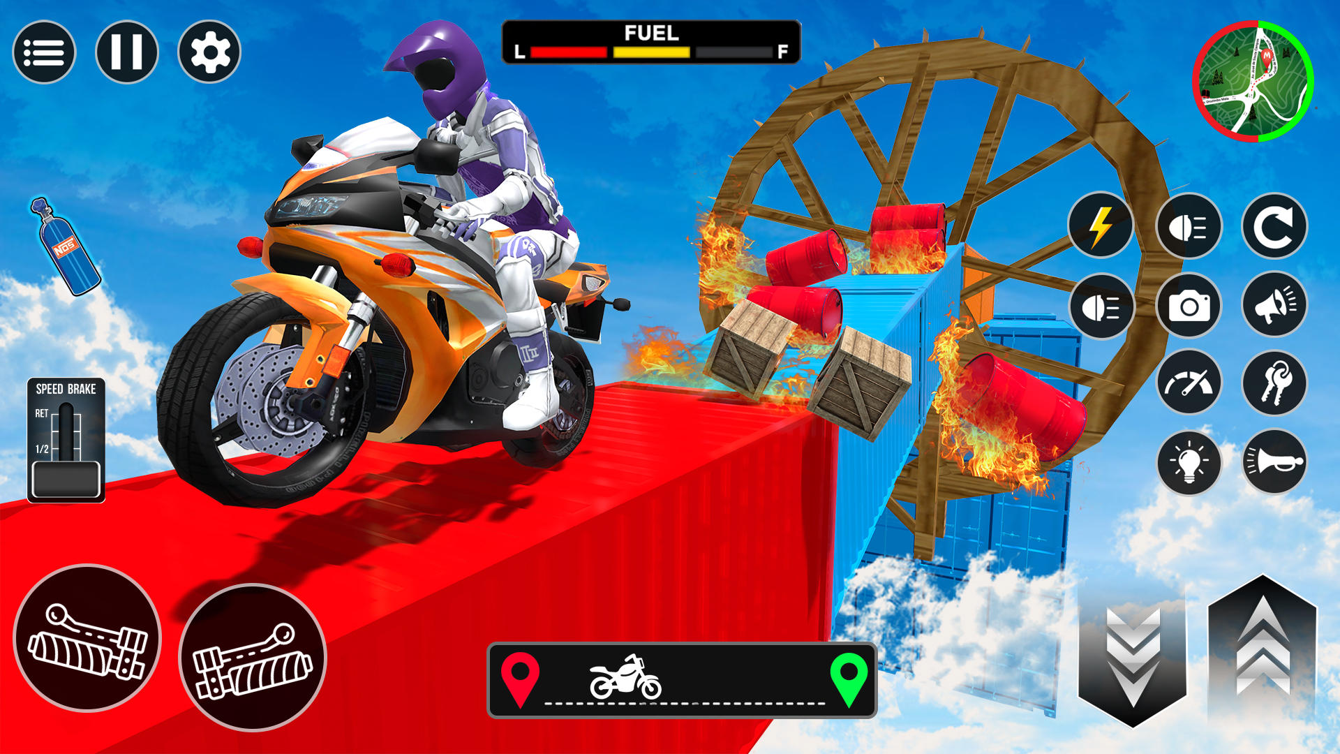 Motox3 Bike Racer Simulation ภาพหน้าจอเกม