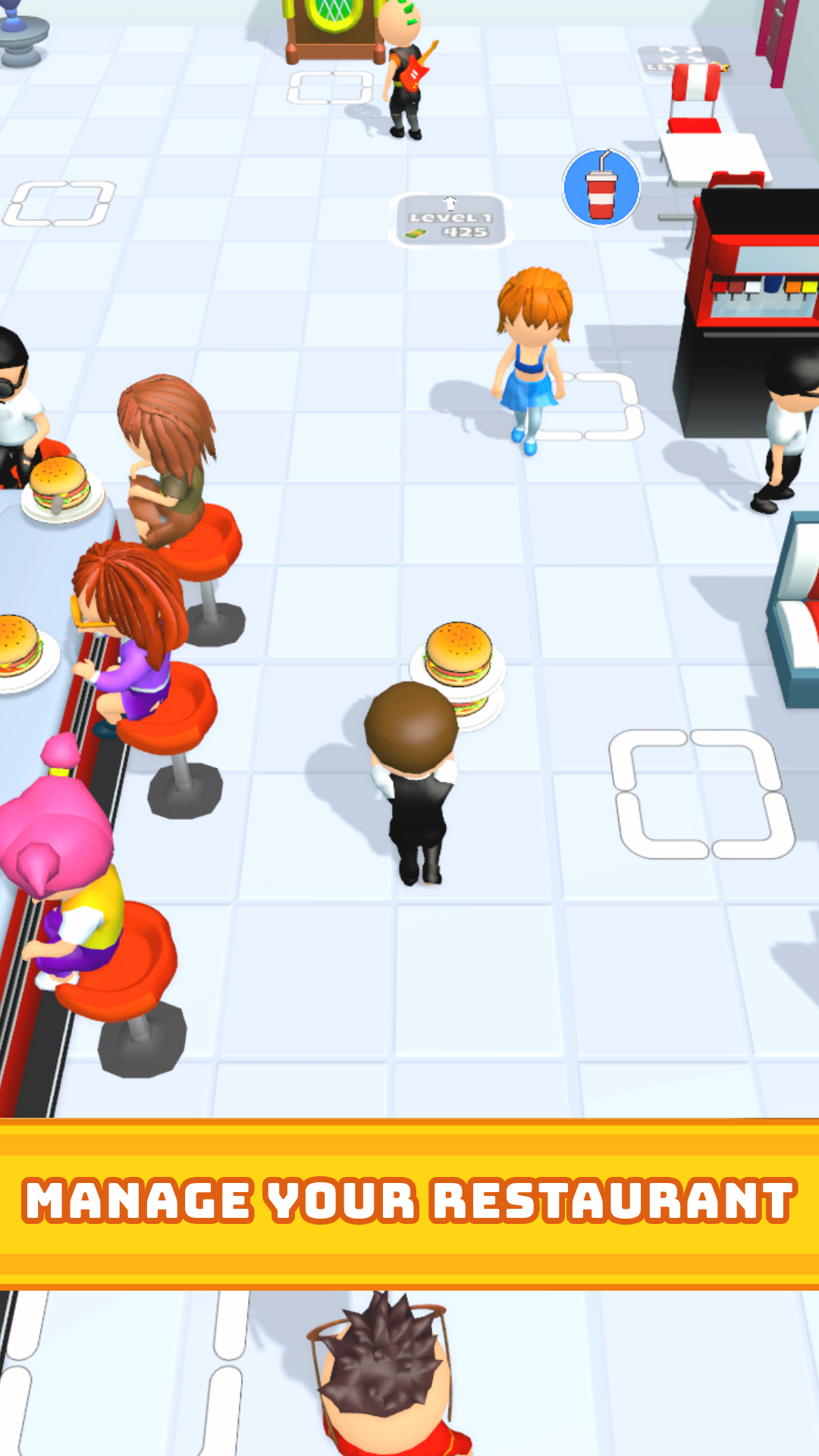 Elite Restaurant 3D Game Screenshot