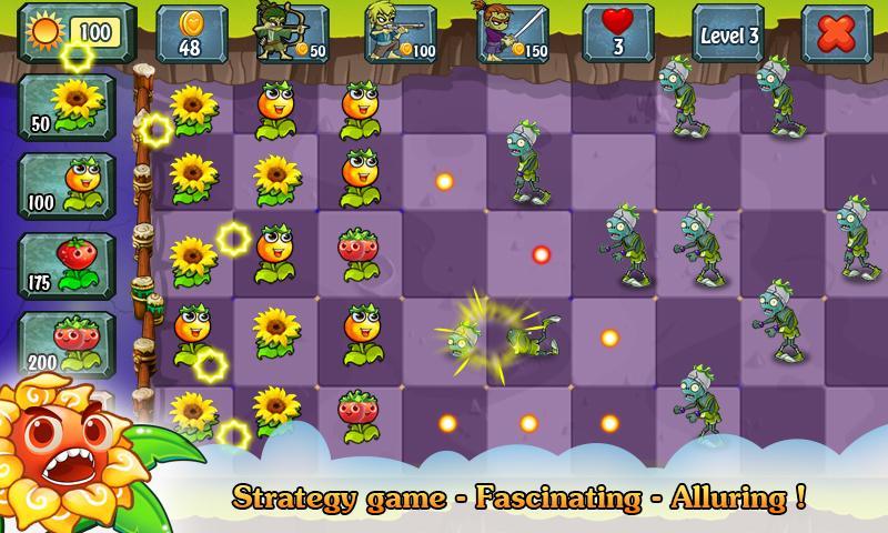 Angry Plants Fruits ภาพหน้าจอเกม