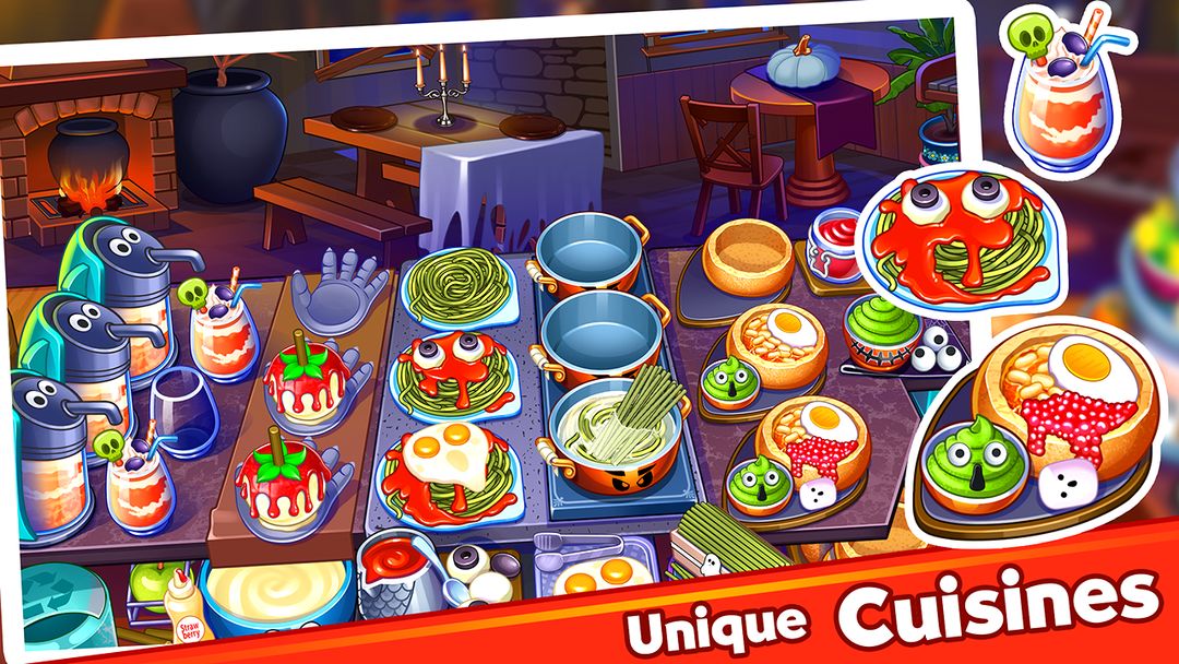 Screenshot of Halloween Madness Cooking Game