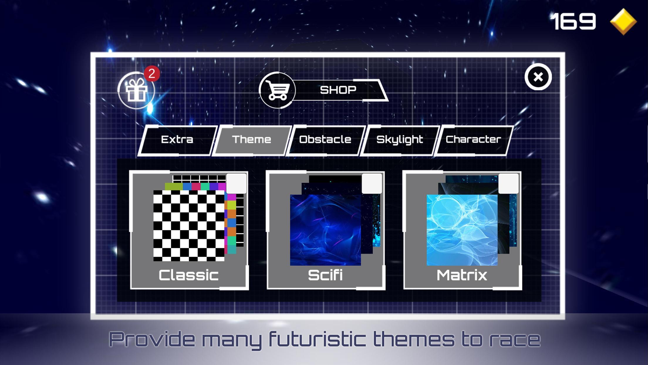 VR Tunnel Race Free (2 modes) Game Screenshot