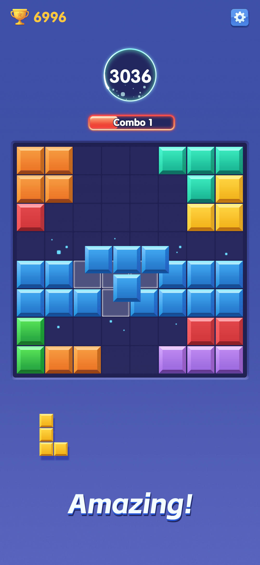 ColorBlock : Combo Blast ภาพหน้าจอเกม