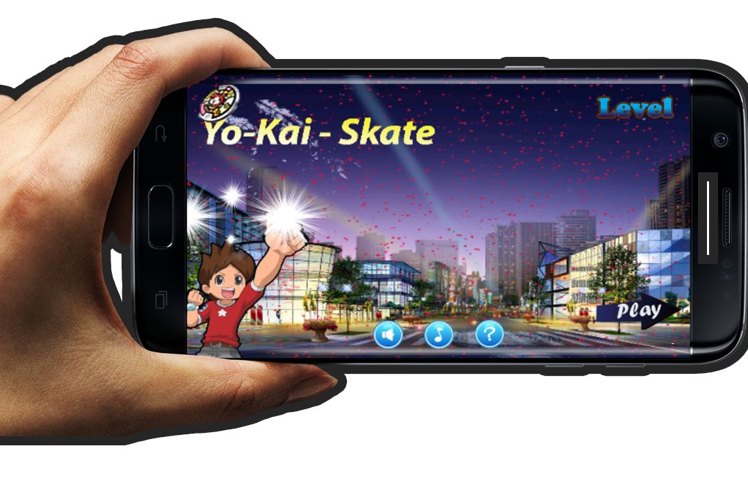 Adventure Yokai Skate 게임 스크린 샷