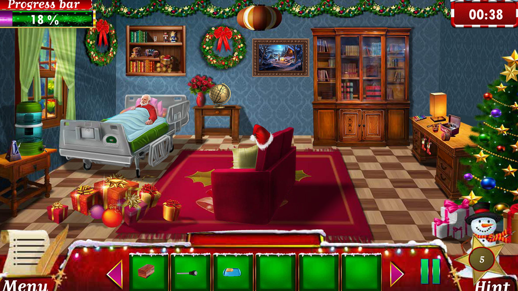 Santa Homecoming Escape Game Screenshot