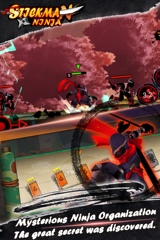 Screenshot 1 of ការប្រយុទ្ធសងសឹក Ninja Shadow League 