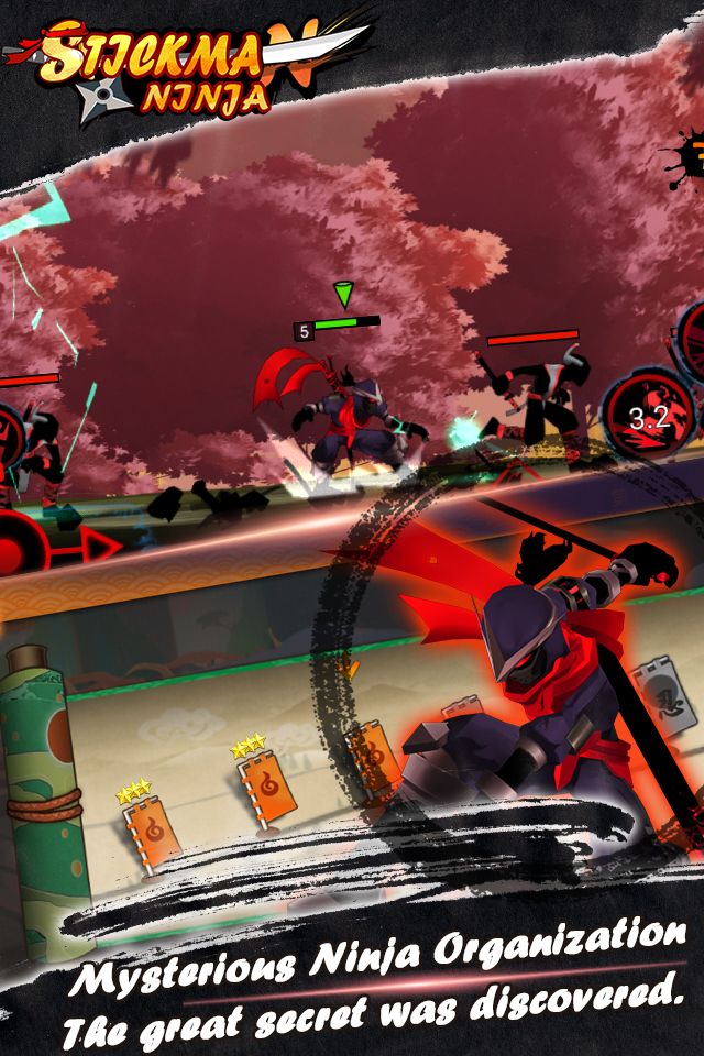 Stickman Ninja Legends Shadow Fighter Revenger War 게임 스크린 샷