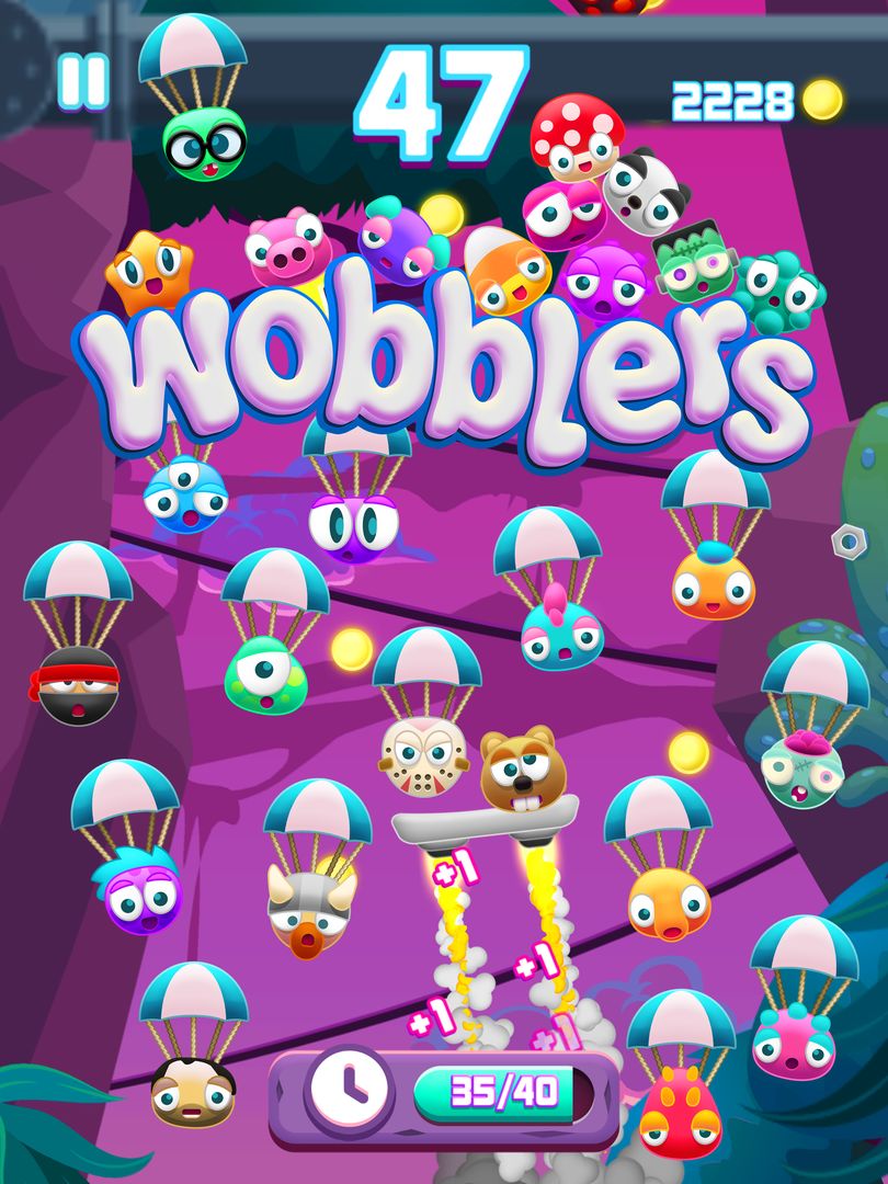 Wobblers screenshot game