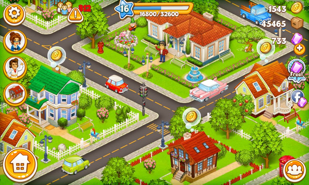 Cartoon City - farm to village screenshot game