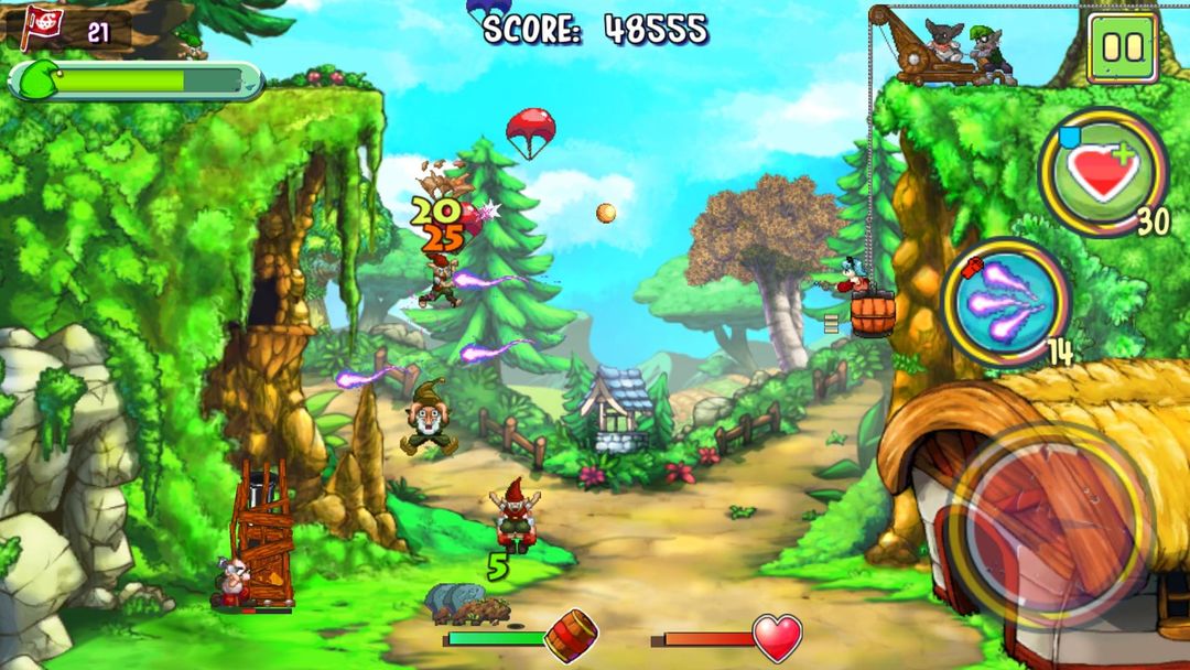 Screenshot of Gnome More War Defense Shooter