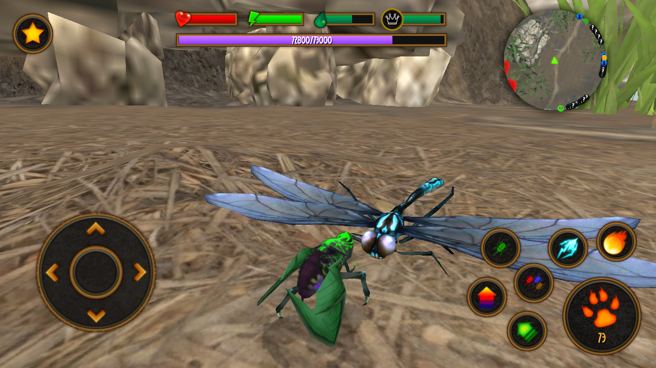 Flying Monster Insect Sim 게임 스크린샷