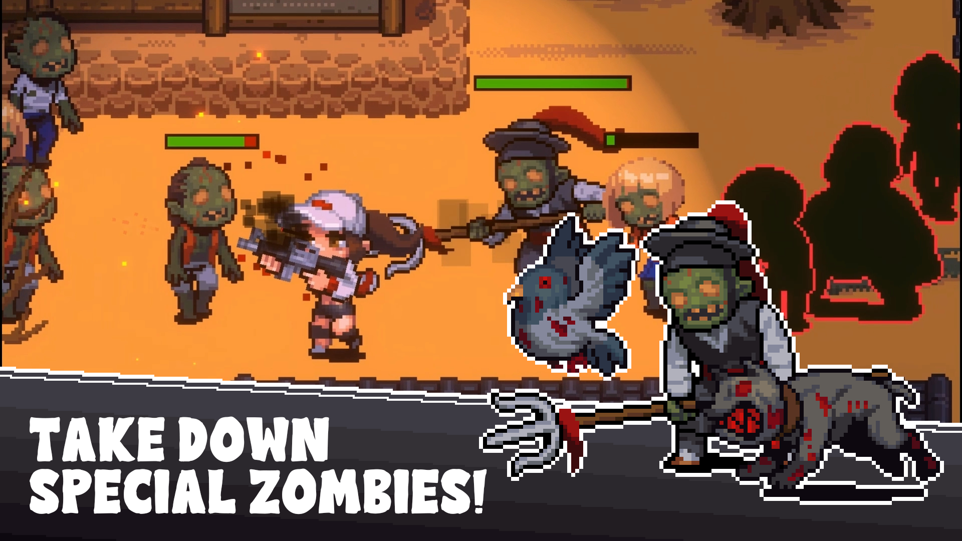 Zombie City : Smash Squad ภาพหน้าจอเกม