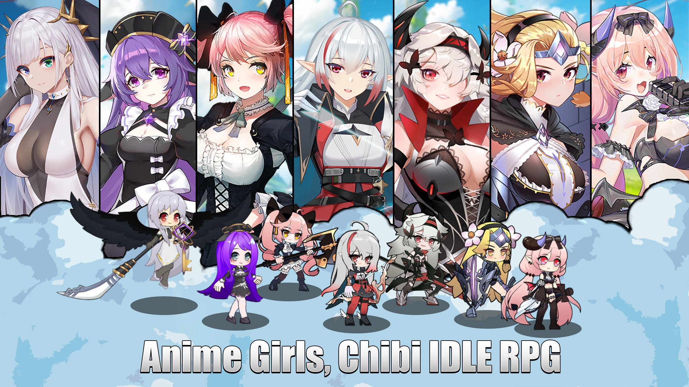 Screenshot of Ark Battle Girls - Idle RPG