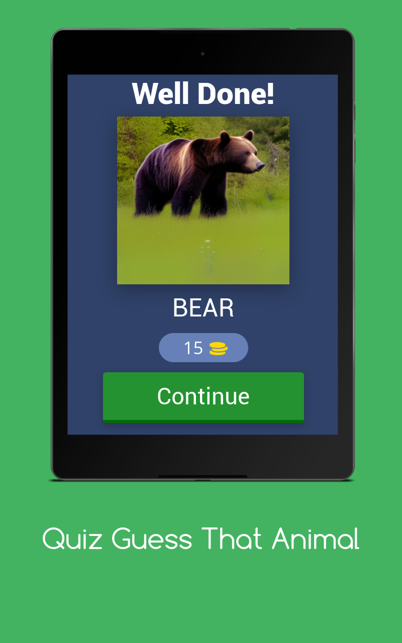 Quiz Guess That Animal Game Screenshot