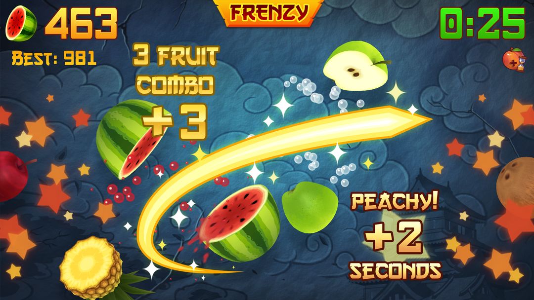 Screenshot of Fruit Ninja®