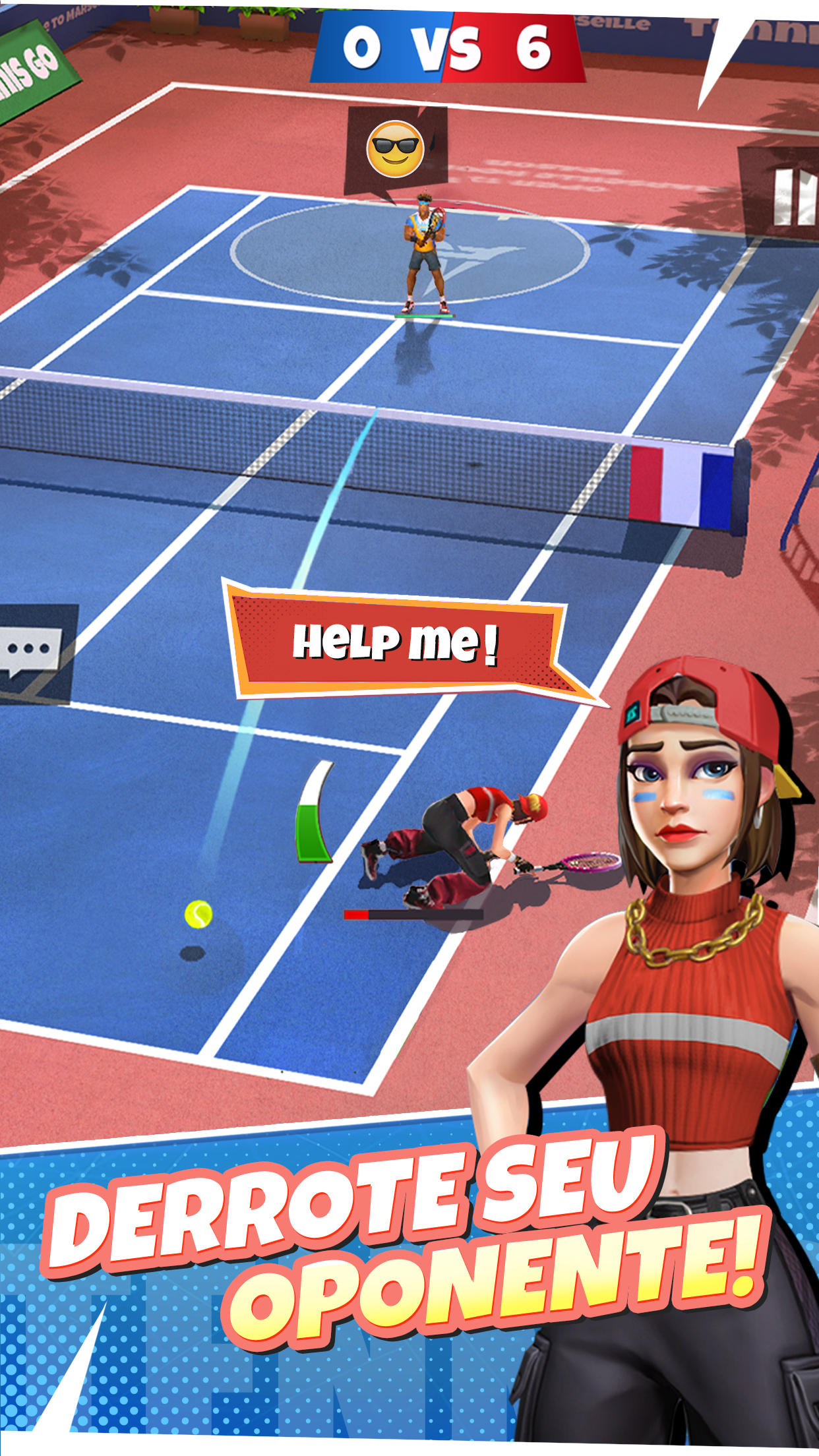 Screenshot 1 of Tenis GO: Tur Dunia 3D 0.10.2