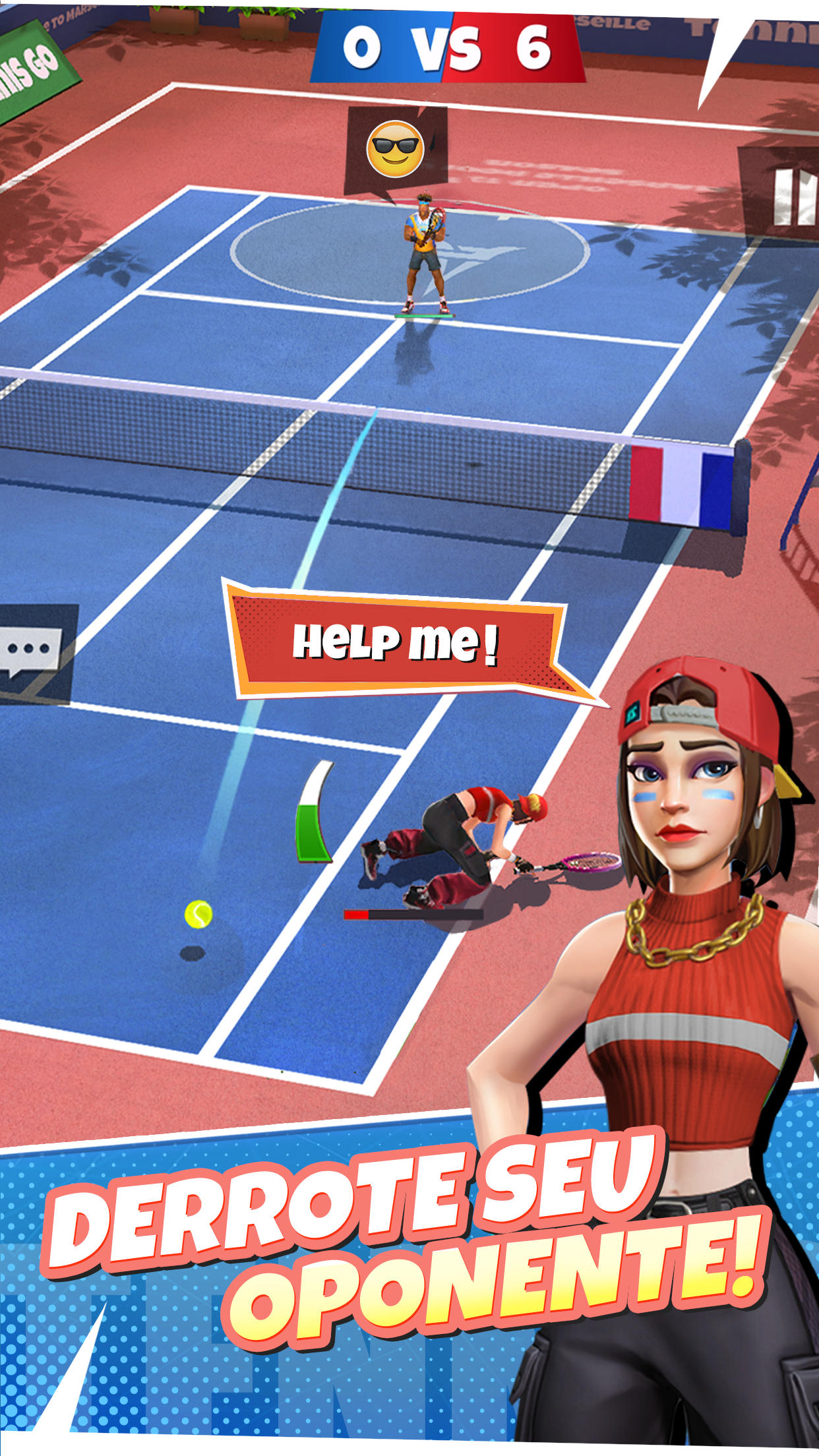 Tennis Go: World Tour 3D ภาพหน้าจอเกม