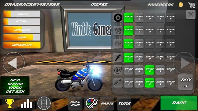 Drag Bikes - Motorbike edition ภาพหน้าจอเกม