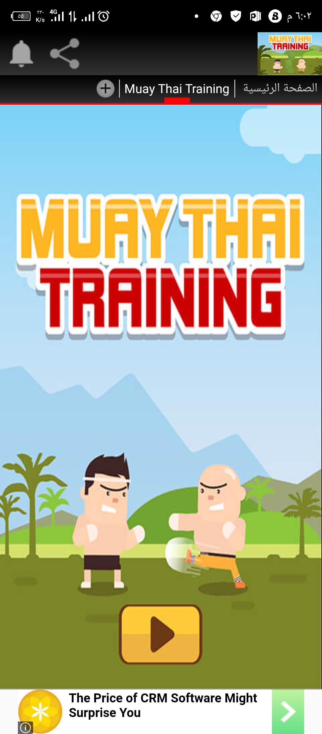 Screenshot of Muay Thai Training