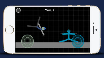 Captura de Tela do Jogo Stickman Warriors Heroes