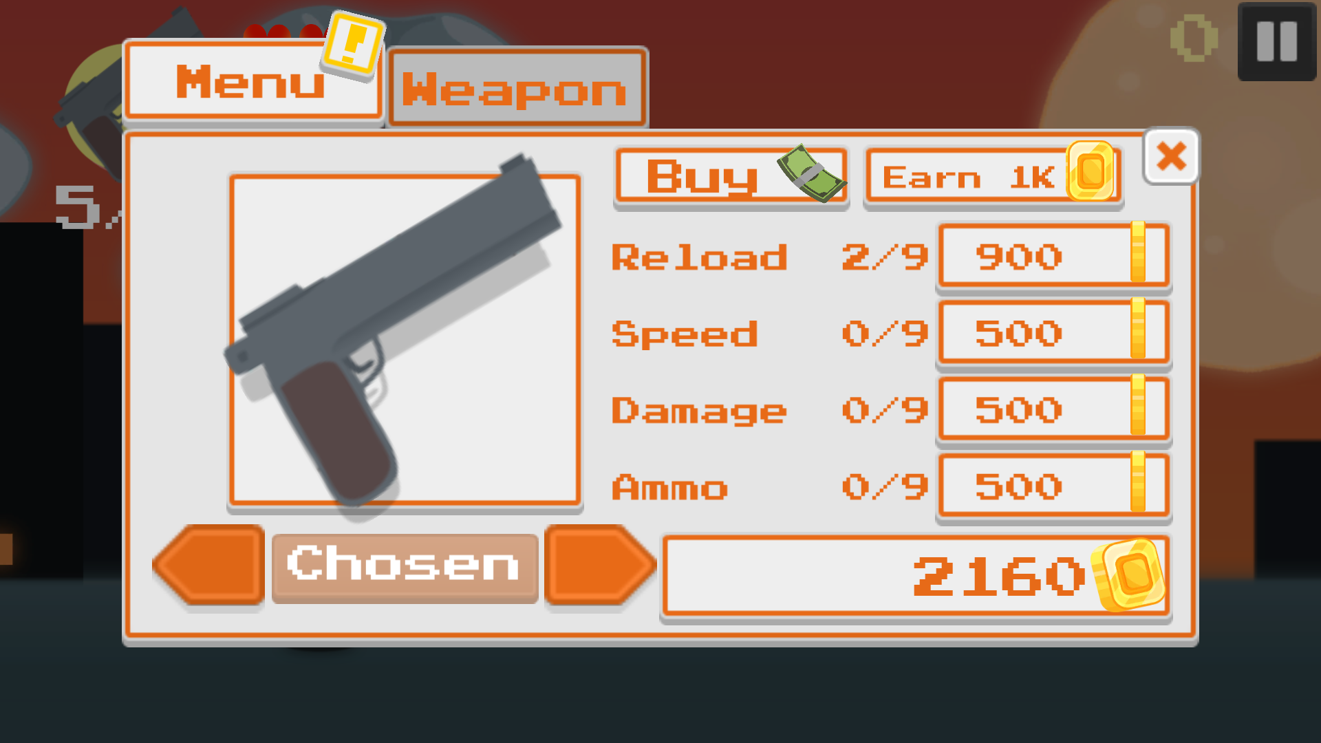 Survive 99 Waves Game Screenshot