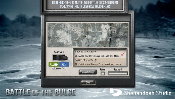 Battle of the Bulge screenshot game