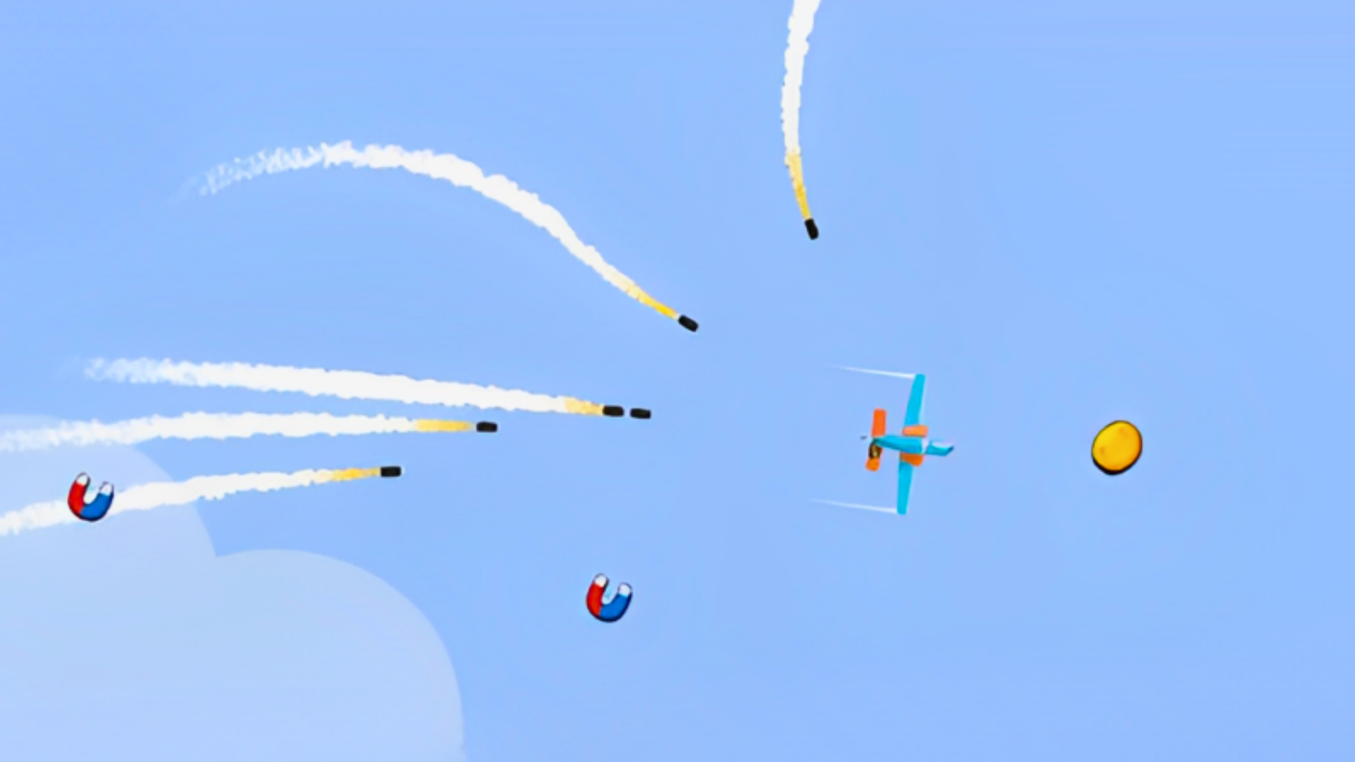 Jet Escape Missile Fire Game Screenshot